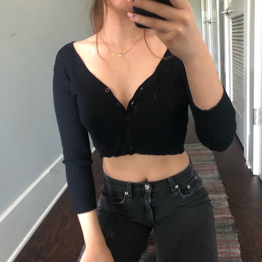 Cropped Button Up - Picture 11 of 14